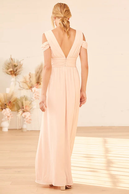 Full body back view of Lulus - Maxi Dress