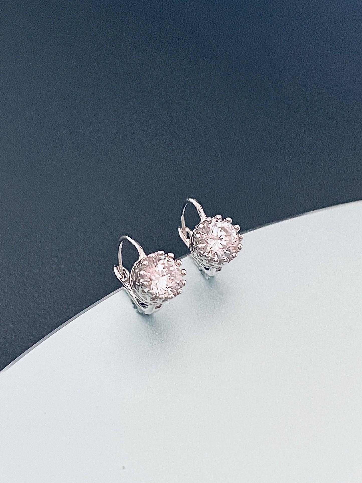 Azure earrings in silver