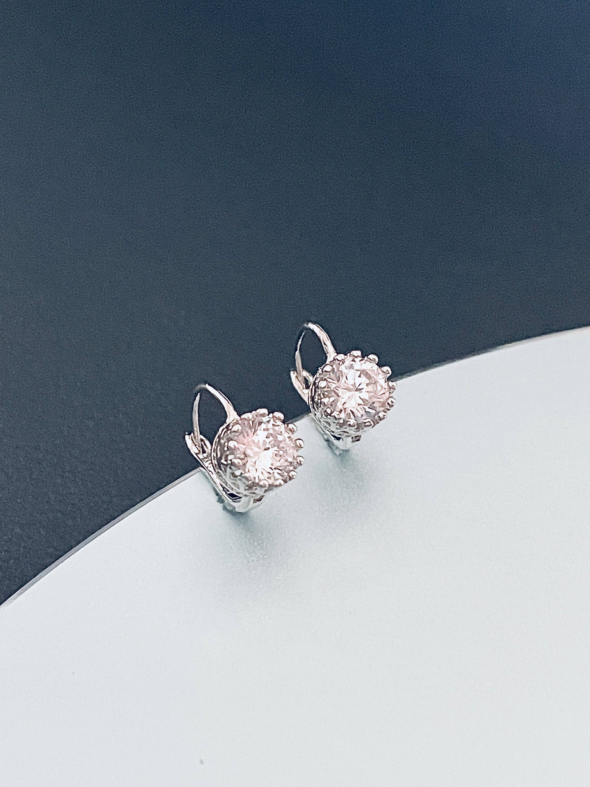 Azure earrings in silver