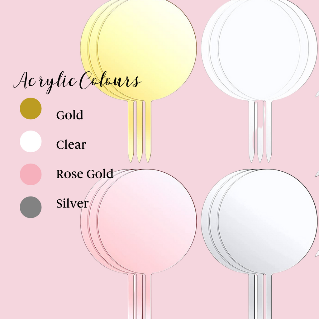 Acrylic color options