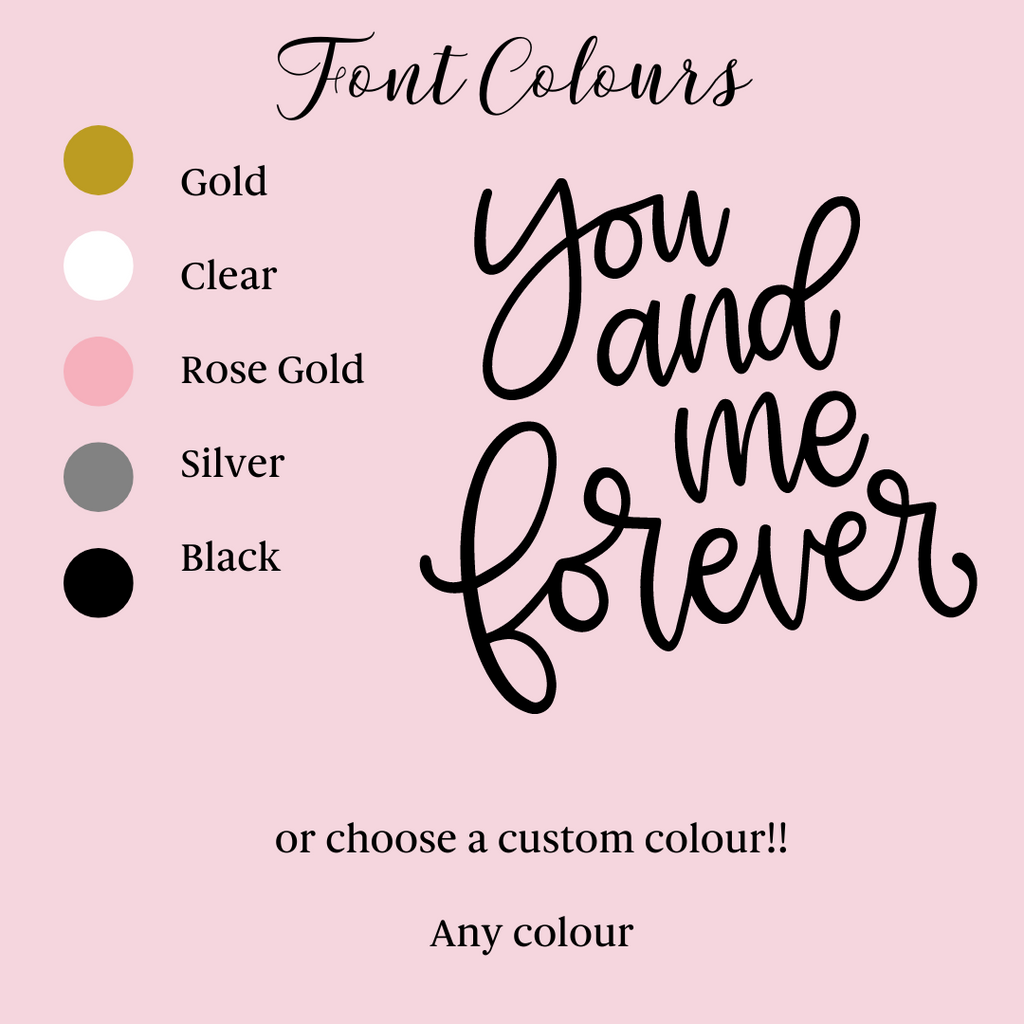 Font color options