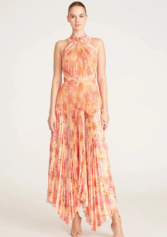 Full body front view of Theia - Saige (Floral Mirage