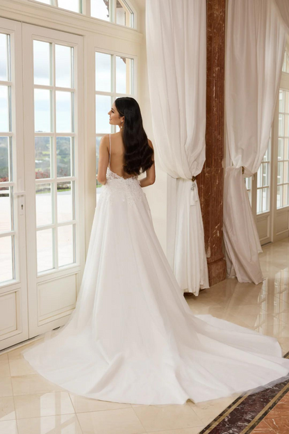 Full body back view of Callista by Trish Peng 