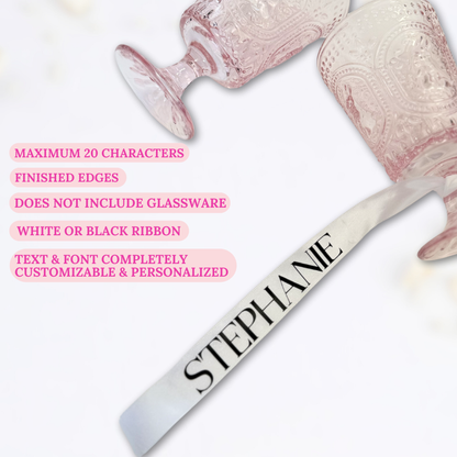 Custom Ribbon (Drink Bow)