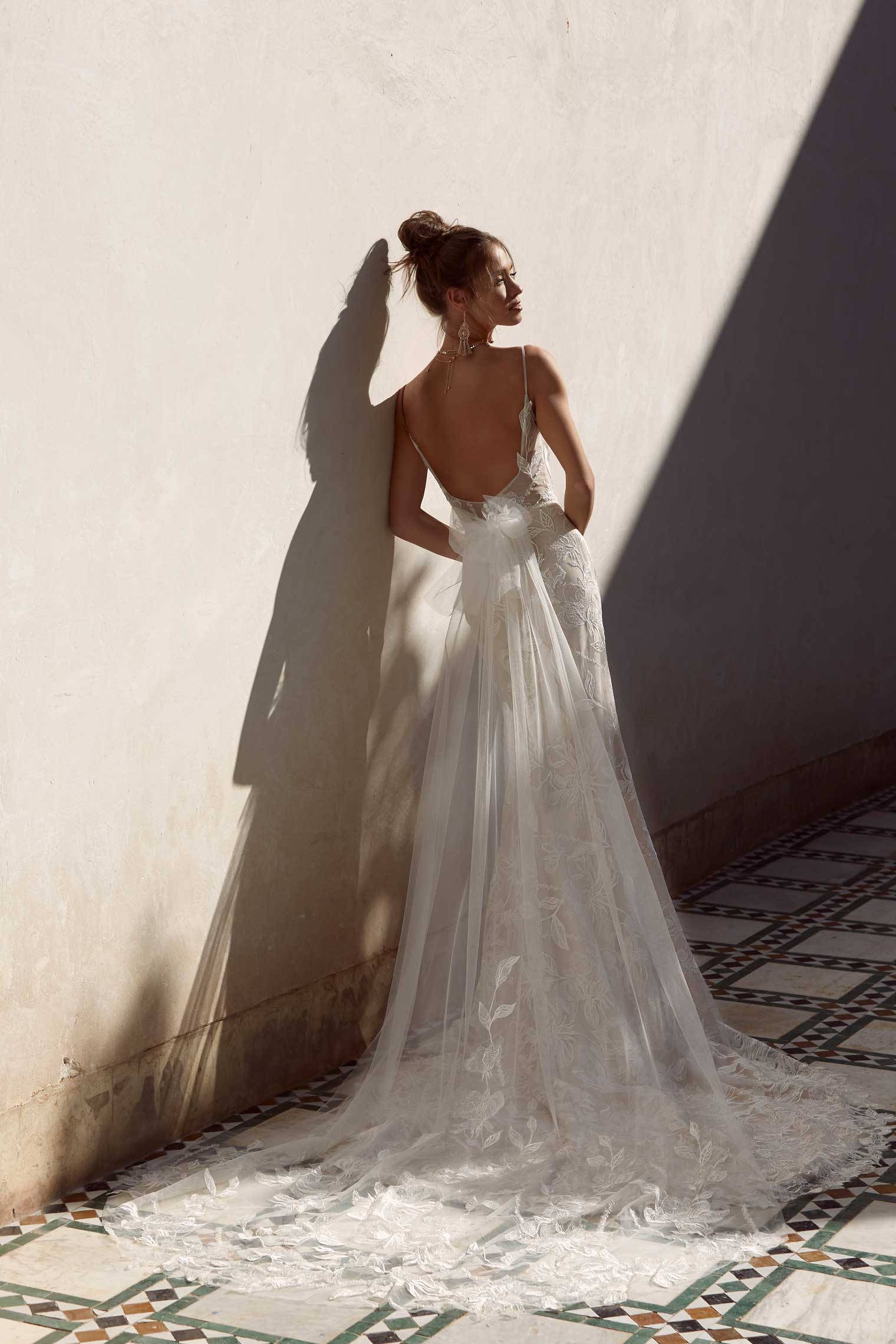 Full body back view of Anya by Madi Lane