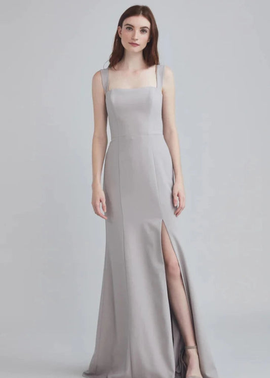 Full body front view of Amsale Cleo