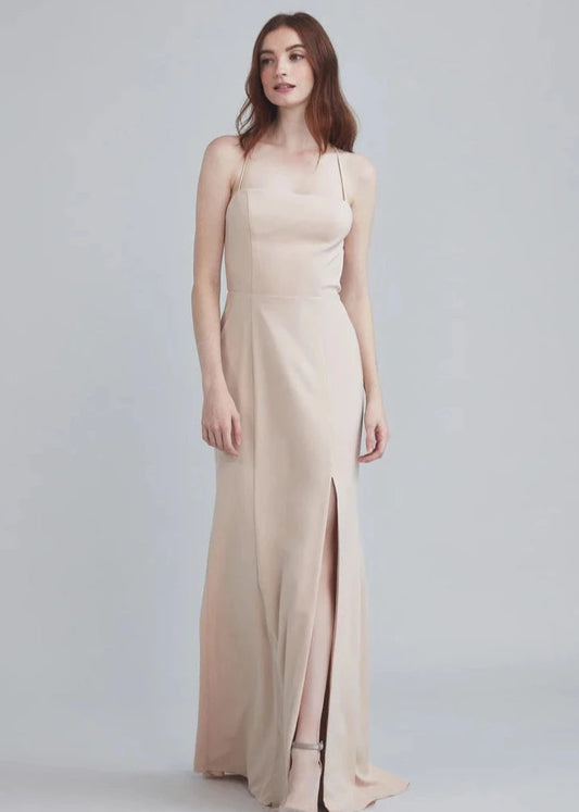 Full body front view of Amsale Scout