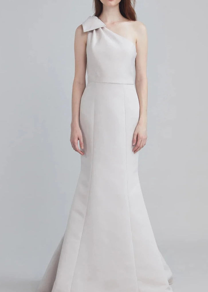 Full body front view of Amsale Sierra