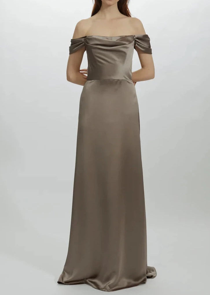 Full body front view of Amsale Daphne