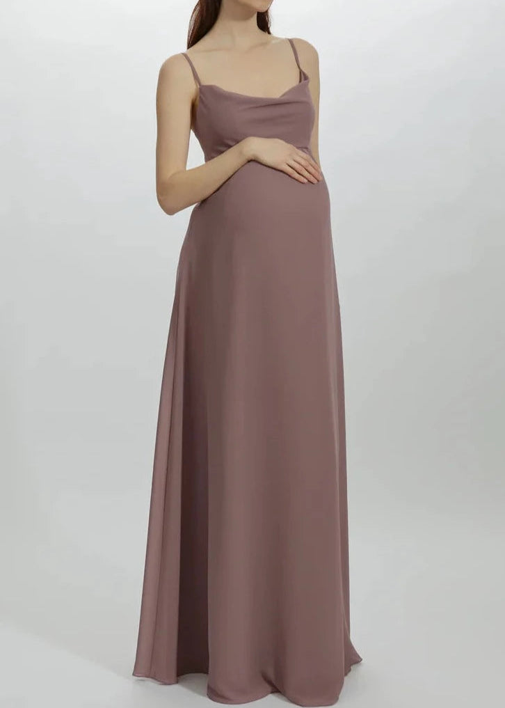Full body front view of Amsale Frances