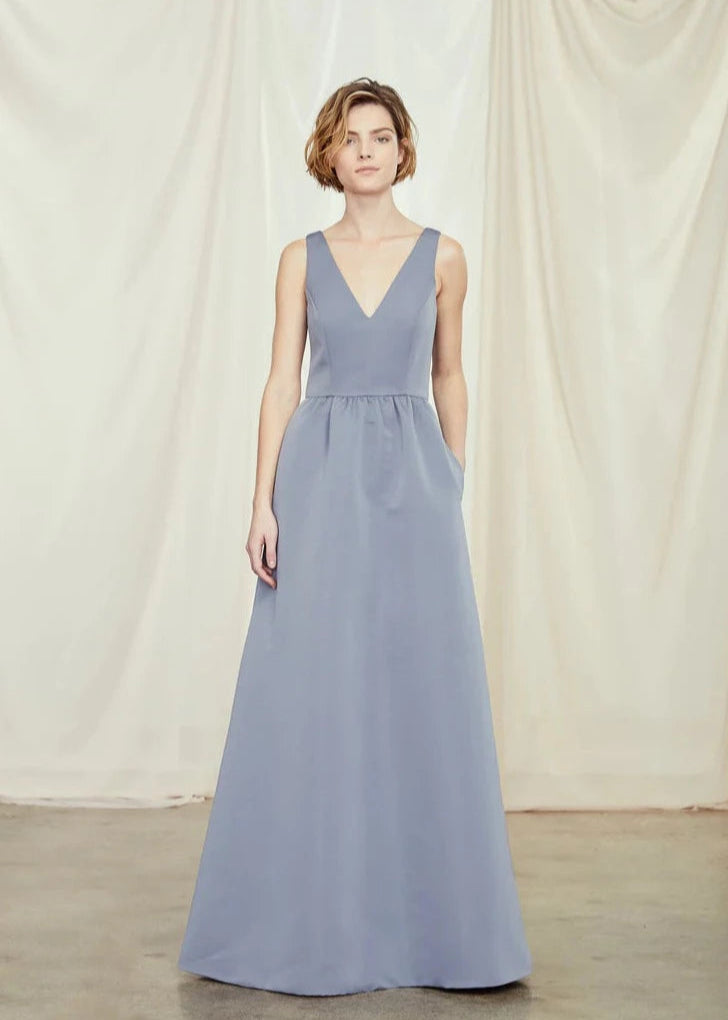 Full body front view of Amsale Jacqueline