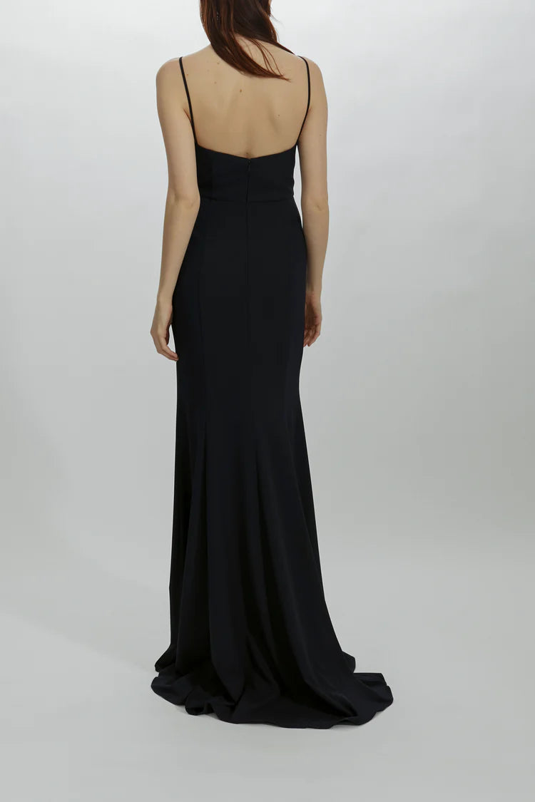 Fitted Navy Bridesmaid Dress | GB218P Phoebe by Amsale