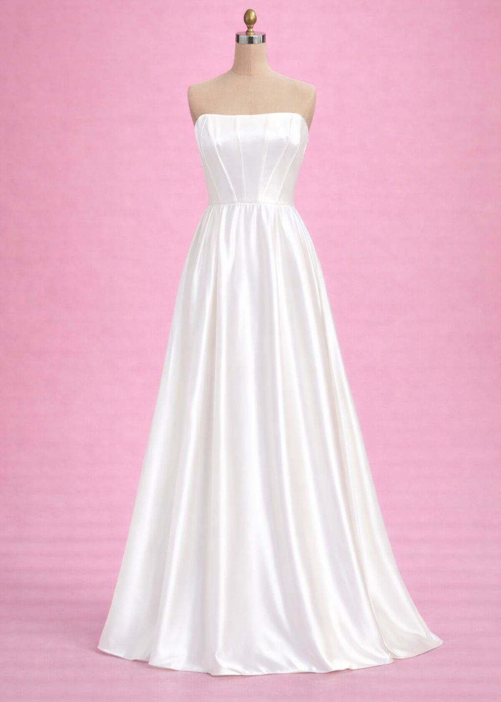 Belize is a classic beauty. She has a straight neckline, structured bodice, and super simple flowing a-line skirt.