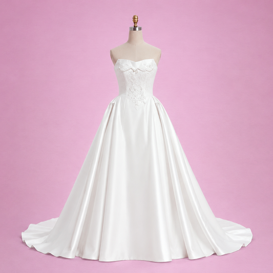Satin A-line Pink Collection 