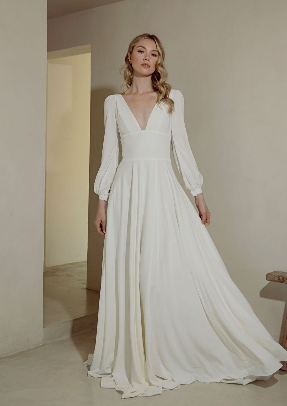Full body front view of Beverly Scout Bridal 