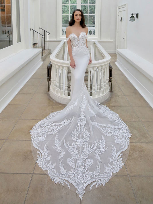 Full body front view of Martha by Blue by Enzoani