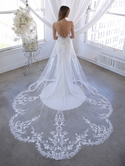 Full body back view of Ozalea by Blue by Enzoani