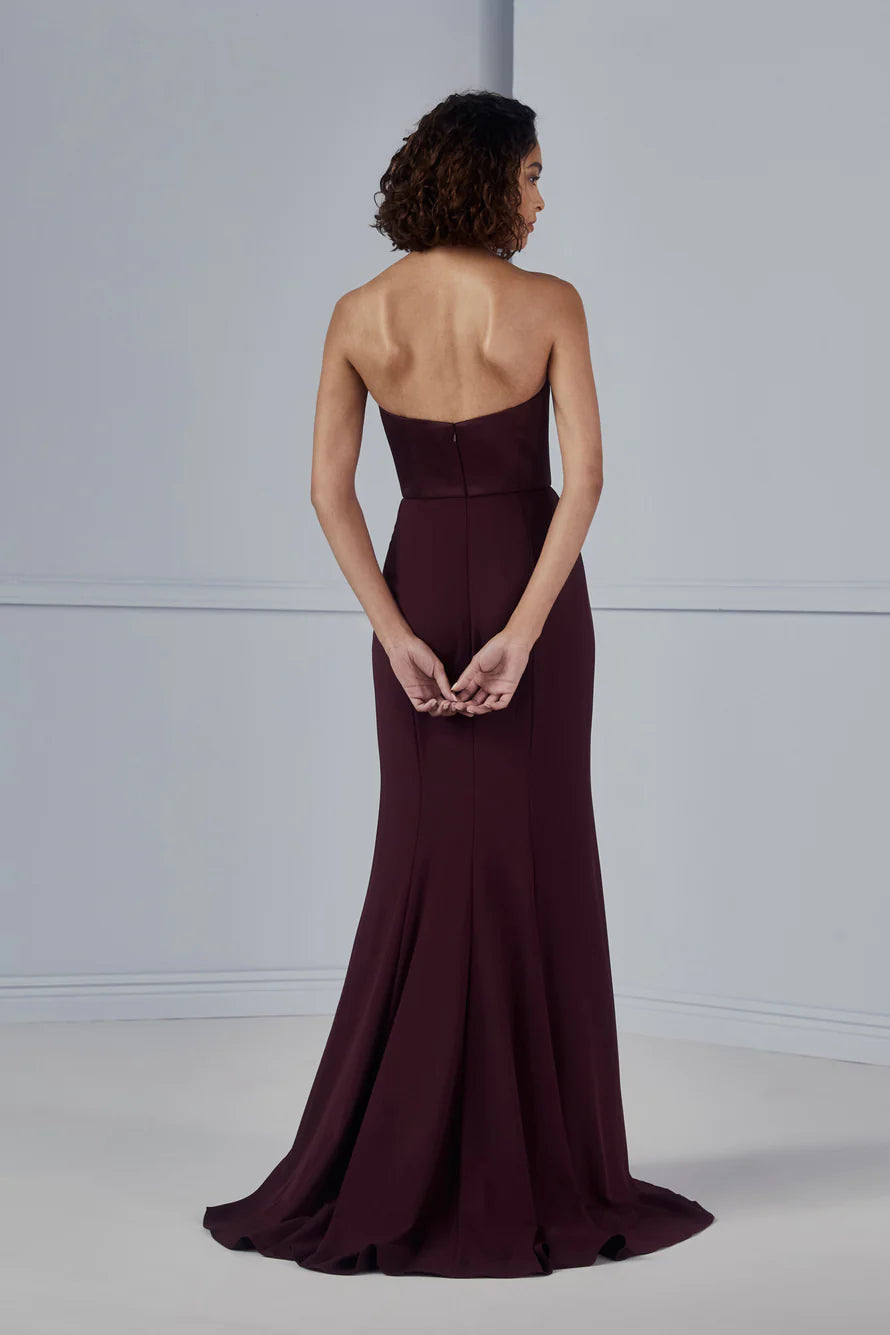 Full body back view of Amsale Marcela