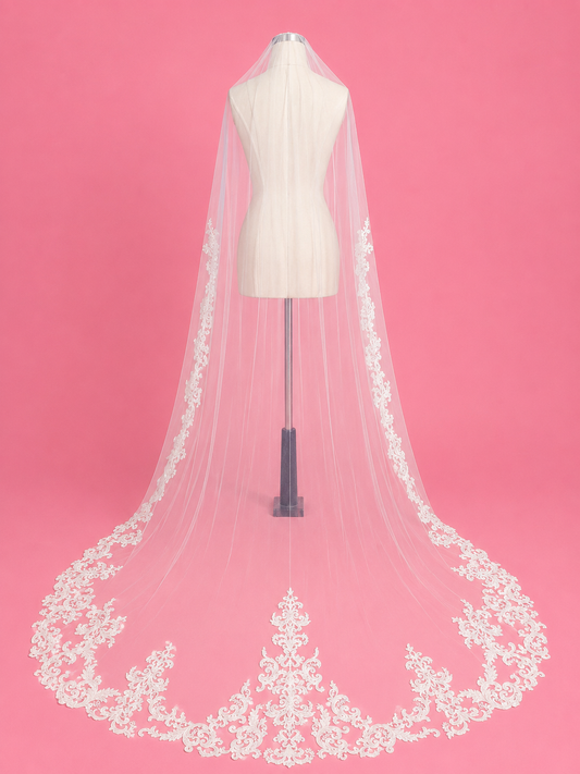 Tuscany Veil - Cathedral Length