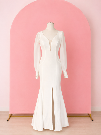 Vintage Inspired, Custom Bishop Sleeve (Size 6)