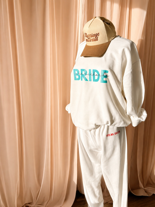 Pastel Personalized Bride Crewneck