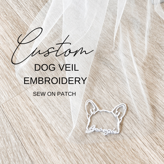 Custom Dog Embroidery Patch