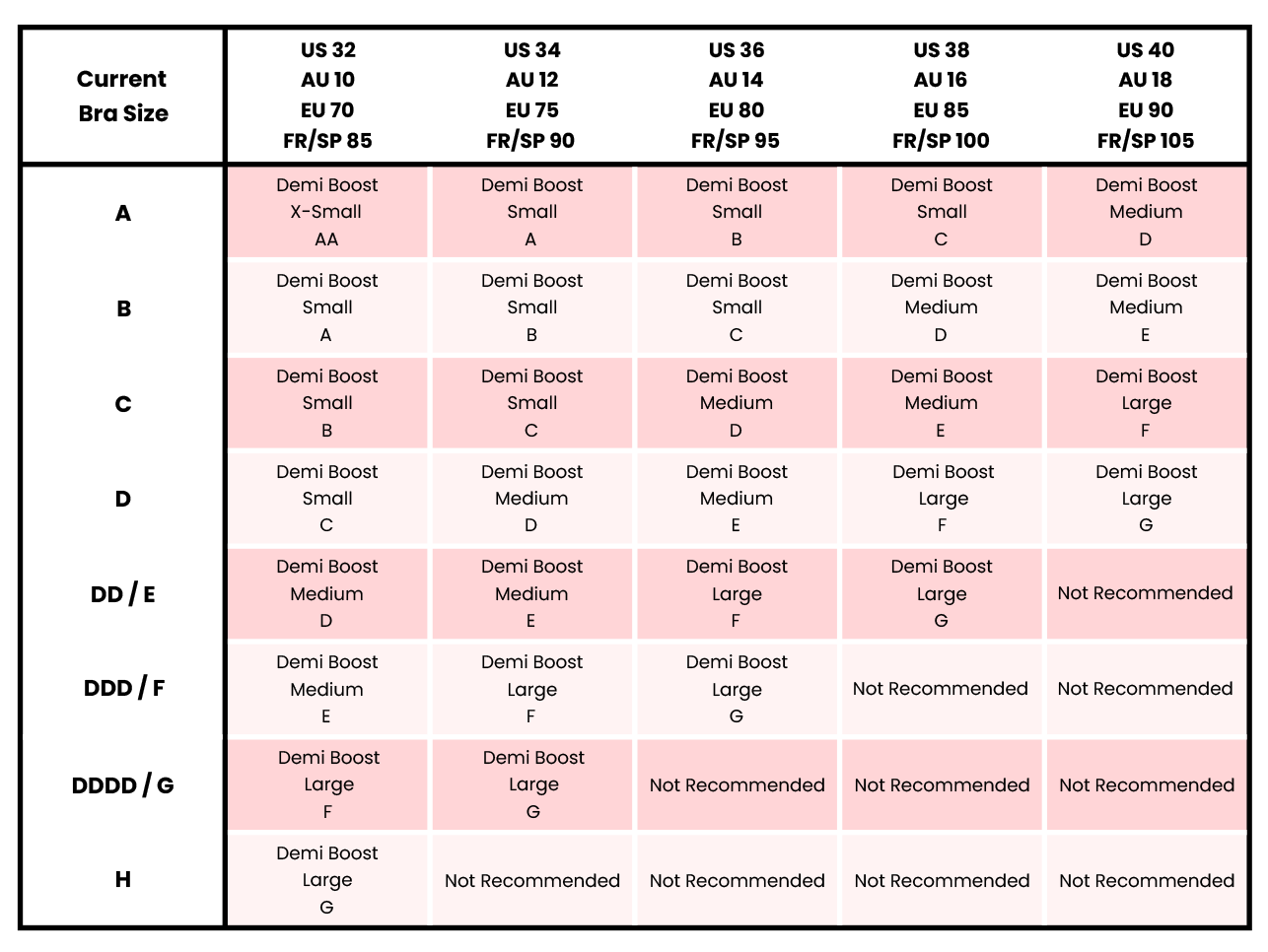 BOOMBA DEMI BOOST INSERTS