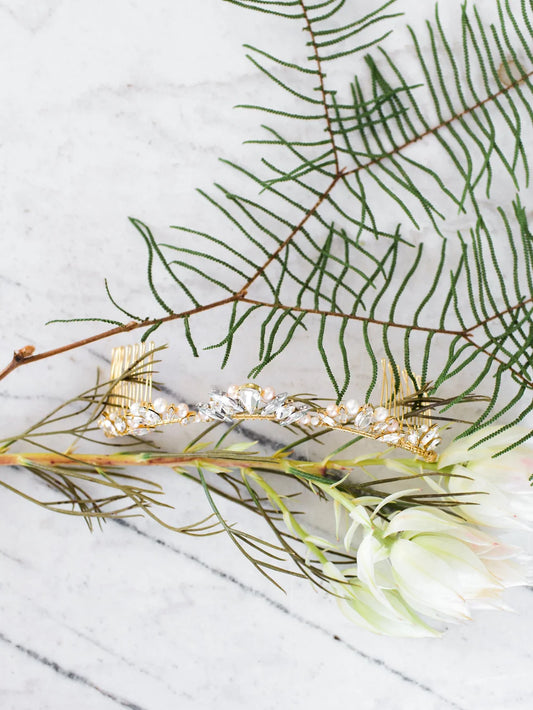 Lila Headpiece by Emma Katzka