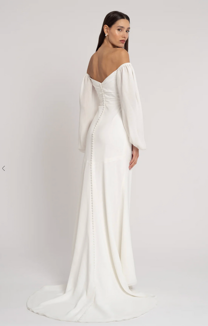 White wedding gown Hope Jenny Yoo Ottawa