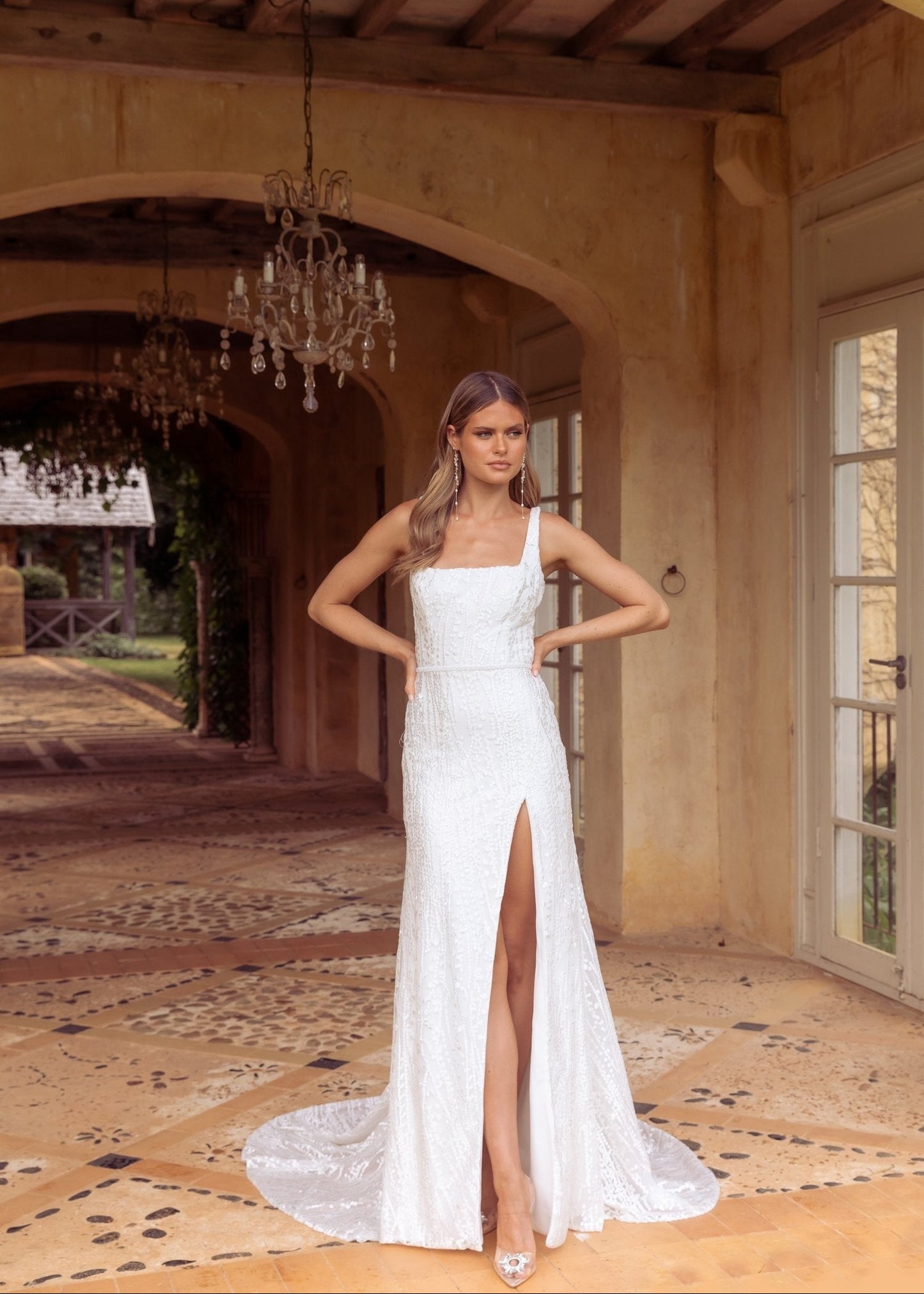 Full body front view of Argo by Jane Hill (Size 14)