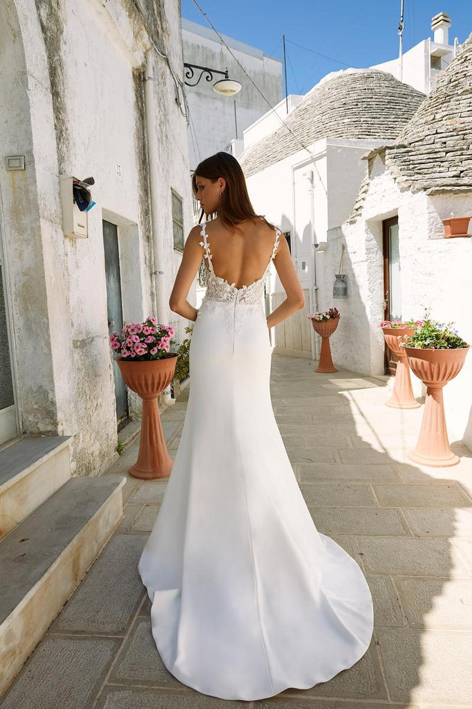 Delayne Elegant Chiffon Wedding Dress by Madi Lane