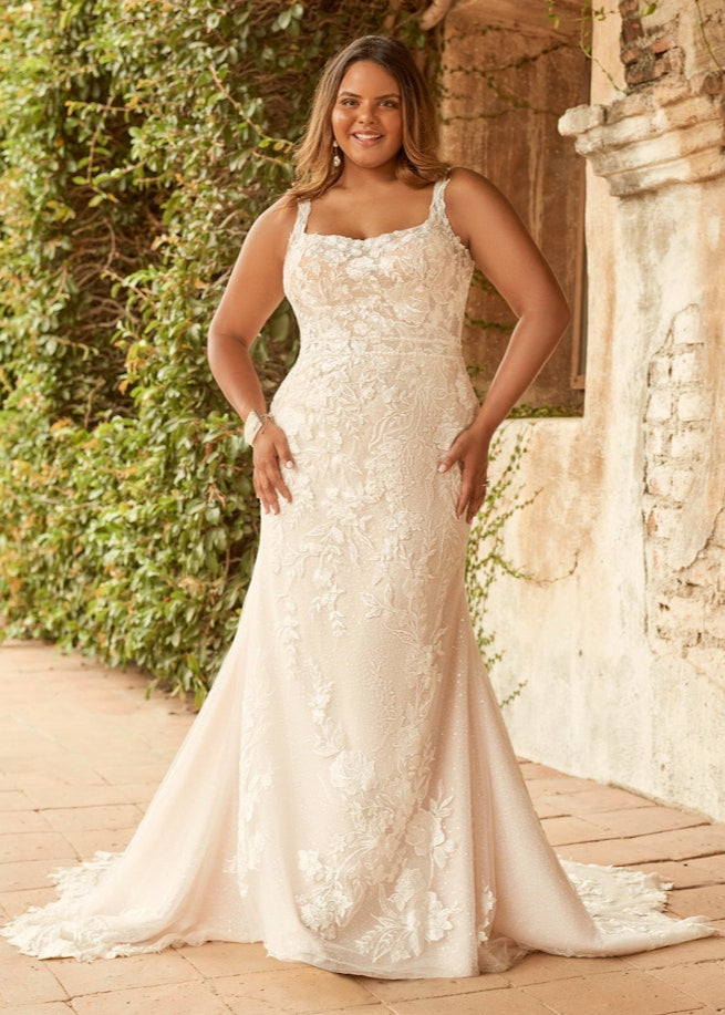 Full body front view of Albany by Maggie Sottero 