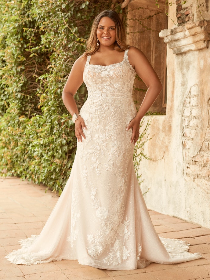 Full body front view of Albany by Maggie Sottero 