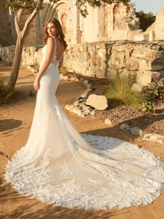 Full body back view of Canberra by Maggie Sottero