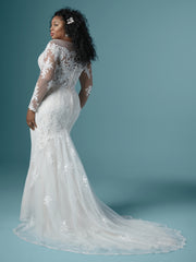 Full body back view of Chevelle Lynette by Maggie Sottero