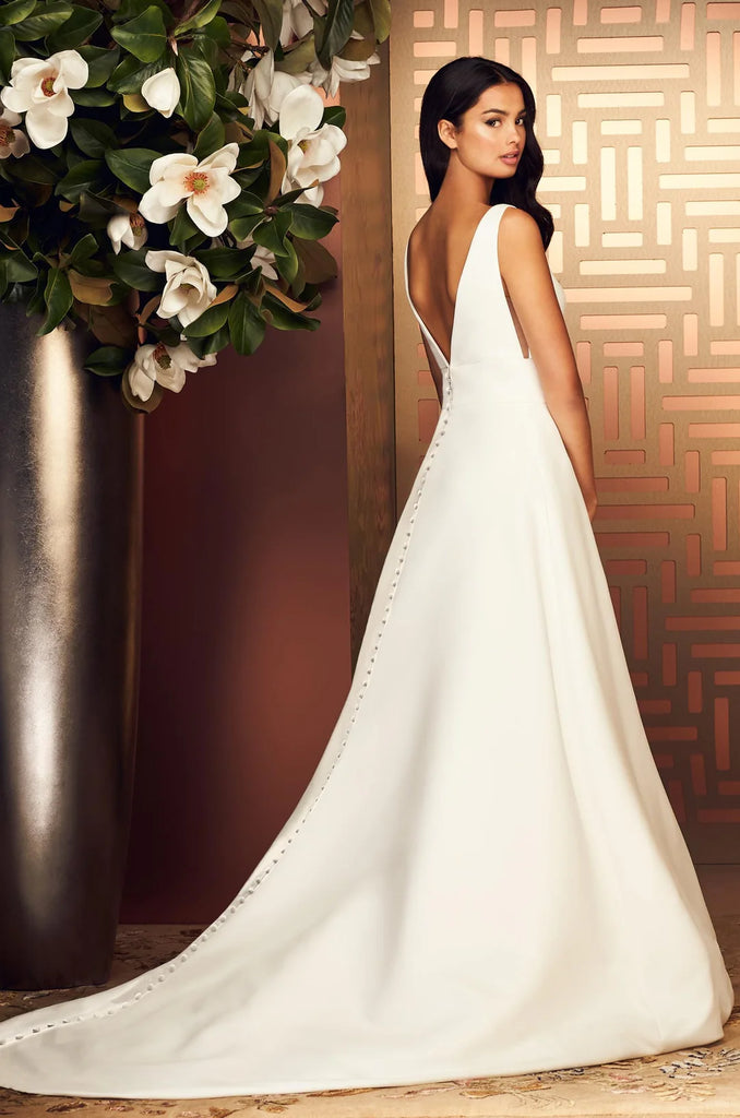 Full body back view of 4892 by Paloma Blanca