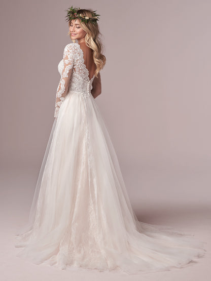 Full body back view of Iris by Rebecca Ingram