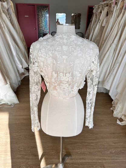 Back of a floral bolero (rosie)