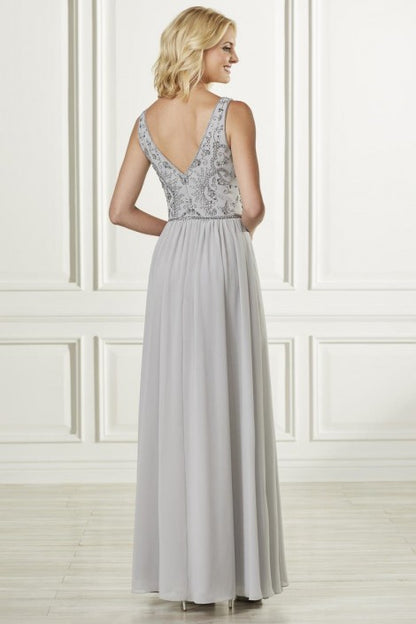 Full body back view of Adrianna Papell