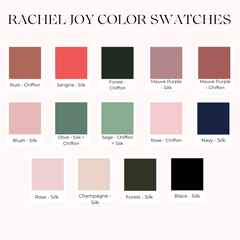 Rachel Joy color swatches