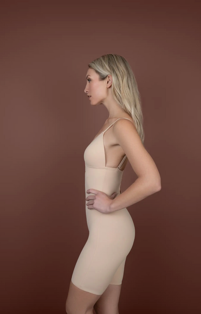 Full Body Deep V Low Back Wedding Day Shapewear