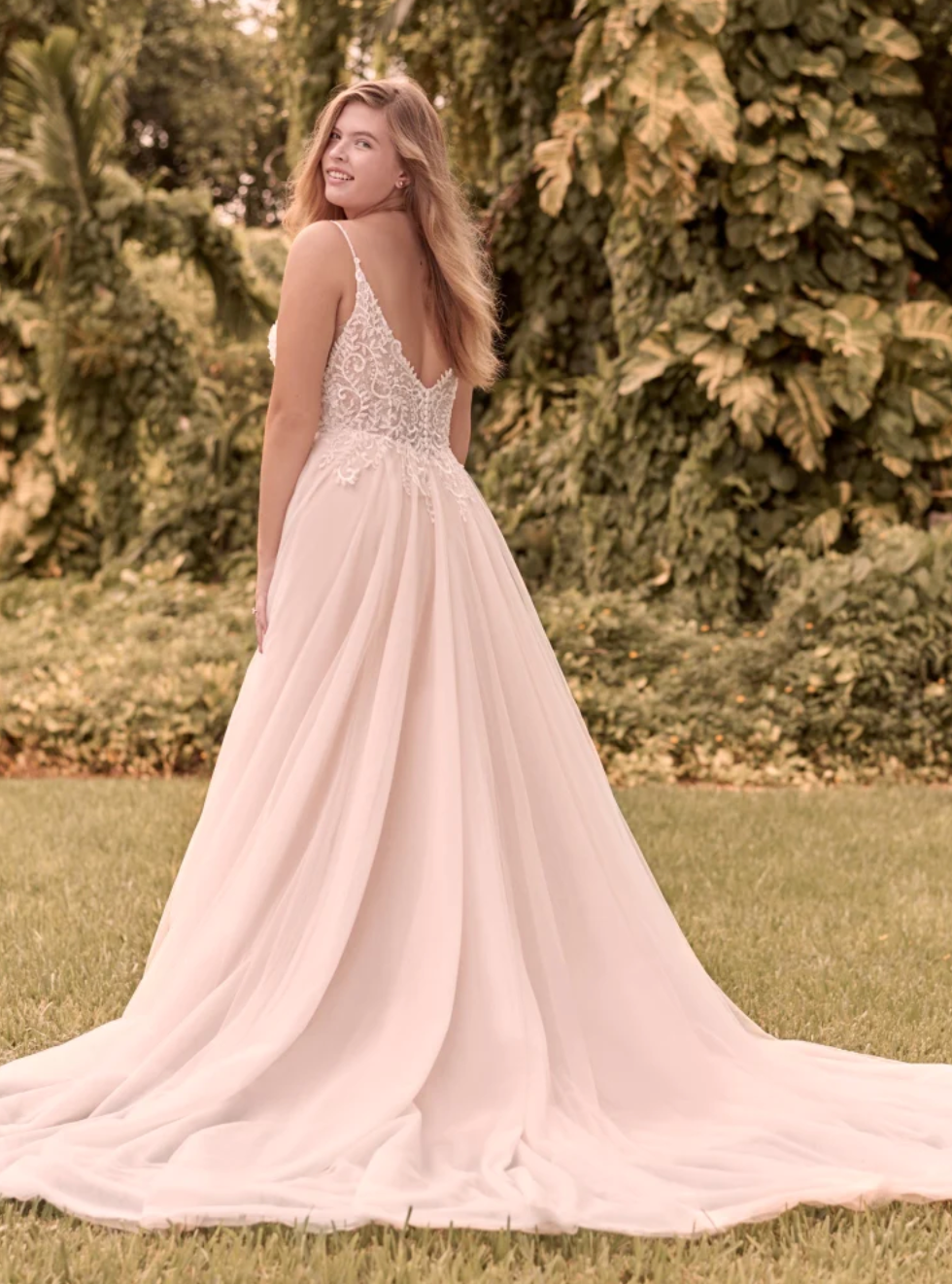 Full body back view of Judy by Rebecca Ingram