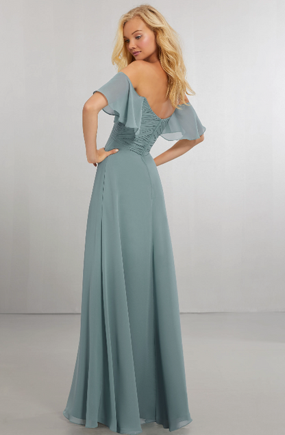 Full body back view of Morilee - 21571 in deep sea