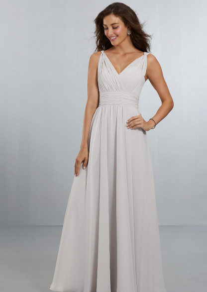 Full body front view of Morilee - 21553 (Dewdrop
