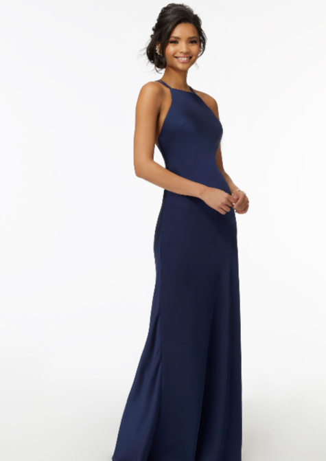 Full body front view of Morilee - 21729 (Sapphire 