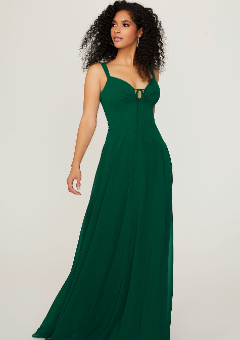 Full body front view of Morilee - 21793 (Emerald