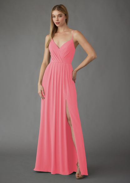 Full body front view of Hayley Paige Occasions - 52252 in Cherry Blossom