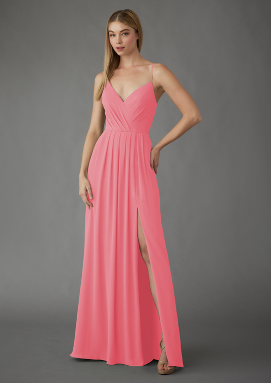 Full body front view of Hayley Paige Occasions - 52252 in Cherry Blossom