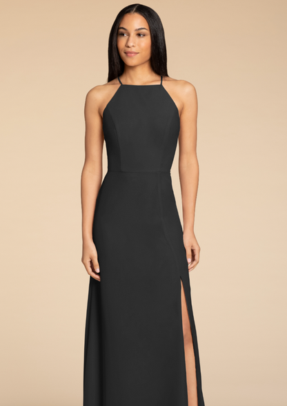 Full body front view of Hayley Paige Occasions - 5918 in black