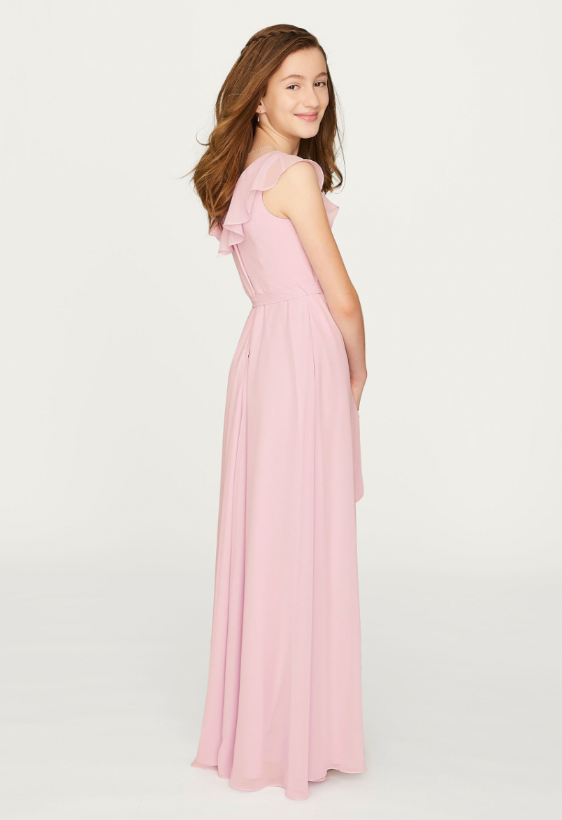 Full body back view of Morilee Junior Bridesmaid - 13202JR